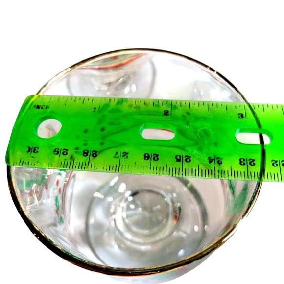 Five 1986 Desert Goblets by Libby for Arby's Holly Berry Pattern Christmas Cups - Picture 7 of 7